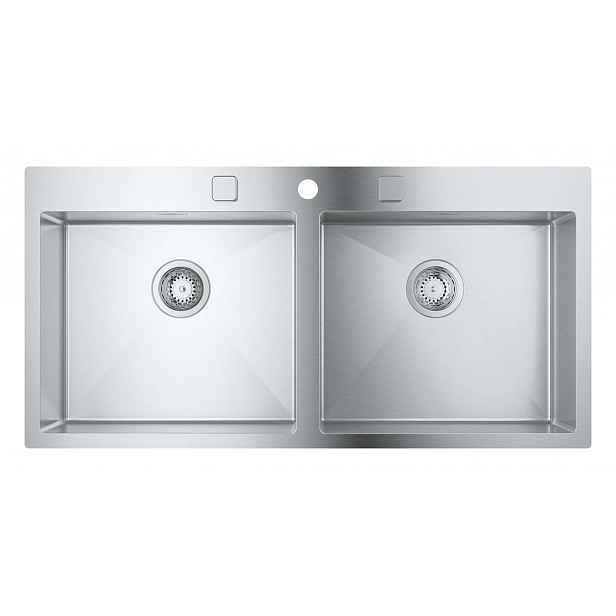 Grohe - Dřez K800, 102x51 cm, kartáčovaná nerez 31585SD1