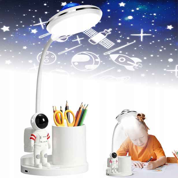 Led Lampa Na Čtení Práce Stolní Školní Lampa S Regulací A Rojektorem