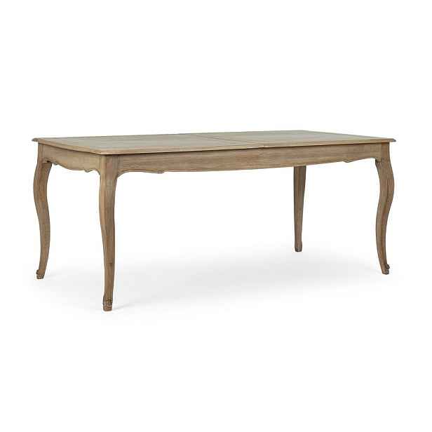 Rozkládací jídelní stůl s přídavnou deskou z mangového dřeva 90x180 cm Domitille – Bizzotto