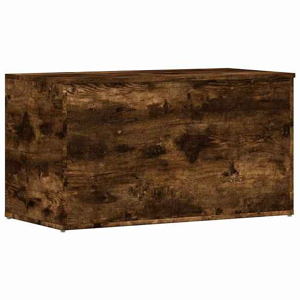 vidaXL Úložná truhla kouřový dub 84 x 42 x 46 cm kompozitní dřevo