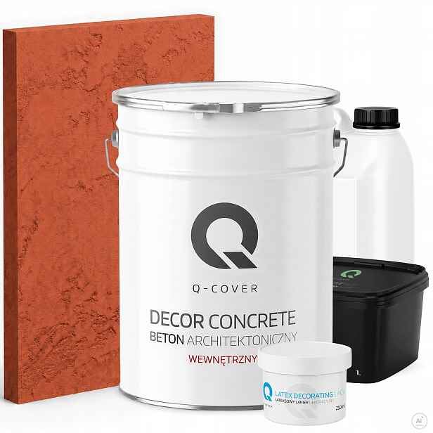 Vnitřní Architektonický Beton Set Rezavý F336 Komplet Na 10 m2