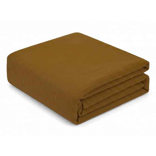Mušelínová deka 150 x 200 cm 100% Bavlna Double Gauze Měkká Premium na pláž