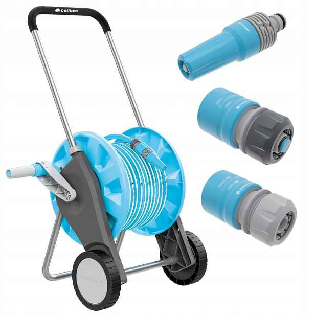 Vozík Na Hadice Zahradní Cellfast Compact Set 1/2 20m