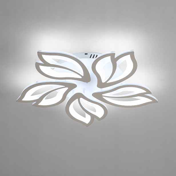 Stropní Led svítidlo lustr závěsné bílé 6500K do obývacího pokoje 5200lm 65W