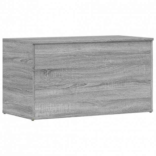 vidaXL Úložná truhla šedá sonoma 84 x 42 x 46 cm kompozitní dřevo