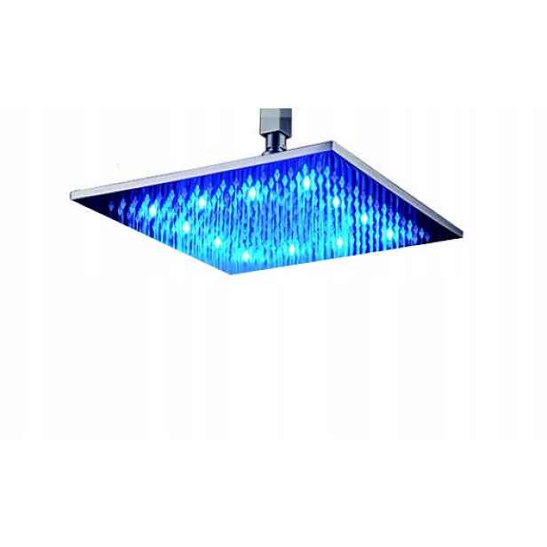 Dešťová Sprcha 40 CM Led Barva Chrom Stropní