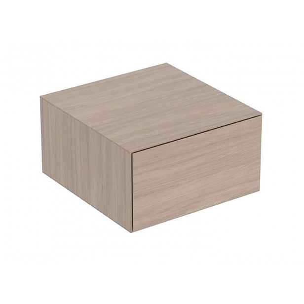 Geberit ONE - Boční skříňka 45x25x47 cm, 1 zásuvka, dub 505.078.00.5