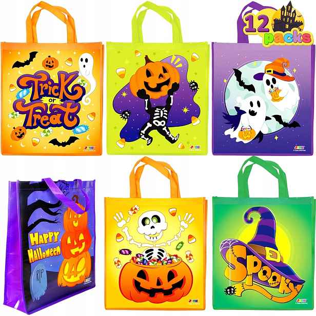 Halloweenská nákupní taška, 12 ks