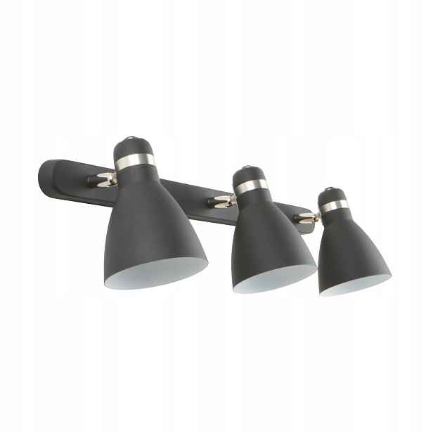 Nástěnná lampa Zuma Line Delta A6010-3A černá/stříbrná