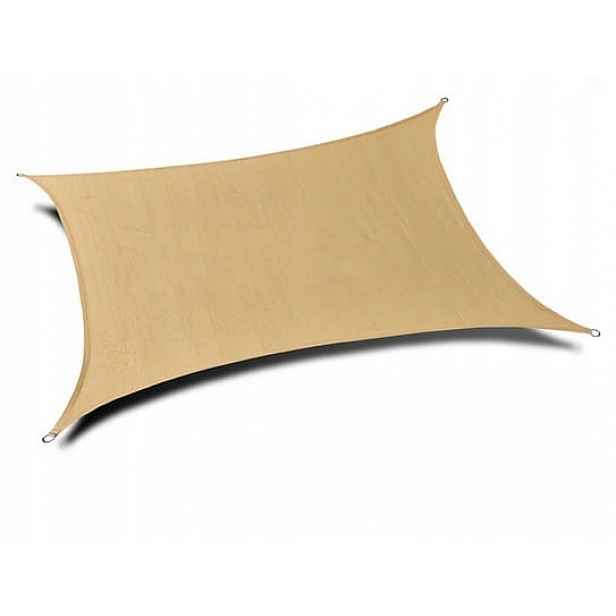 Sluneční plachta Čtverec 3x3 žlutá 180 g