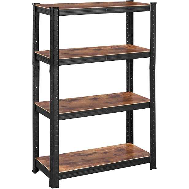 SONGMICS Dílenský regál Busta 80 cm černý/ tmavě hnědý