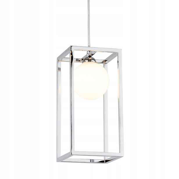 Italux Daisy závěsná lampa chromová krychle 1xG9 4W IP20 120cm