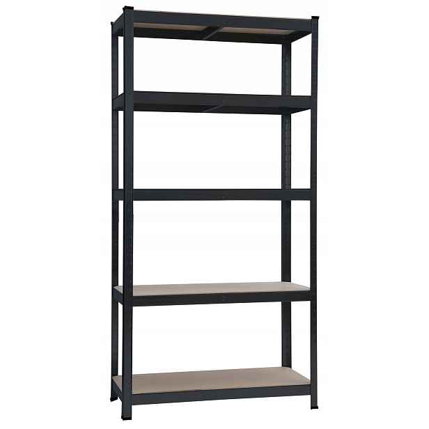 Kontrast Dílenský regál HD 75x150 cm černý