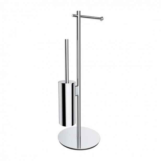 OMNIRES Modern Project - Držák toaletního papíru a WC štětky, chrom MP60810CR