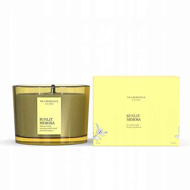 Sunlit Mimosa Vila Hermanos vonná svíčka 350 g série Herbalist