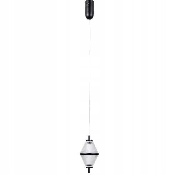 Závěsná stropní lampa černá ve stylu glamour do ložnice obývacího pokoje Led Fuent