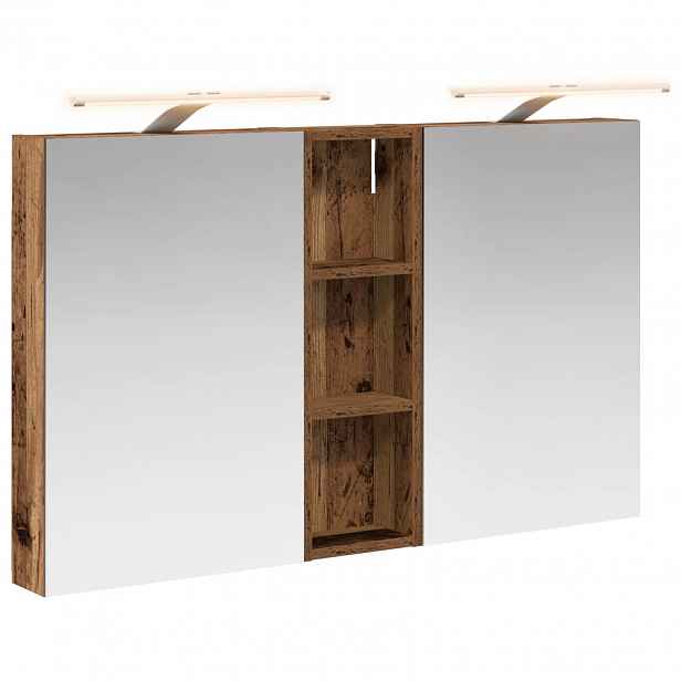 vidaXL Sada koupelnových skříněk 3 ks 100 x 10,5 x 60,5 cm