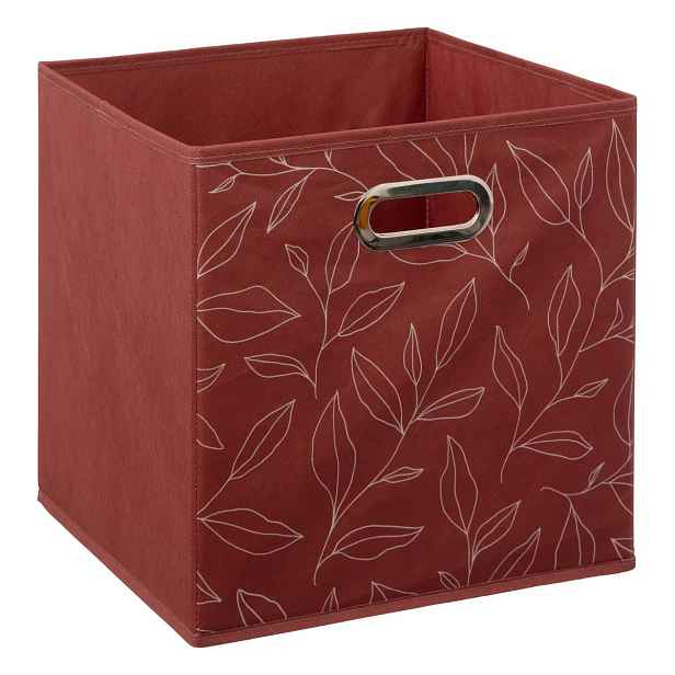 5five Simply Smart Úložný box SERENE 31x31 cm červený