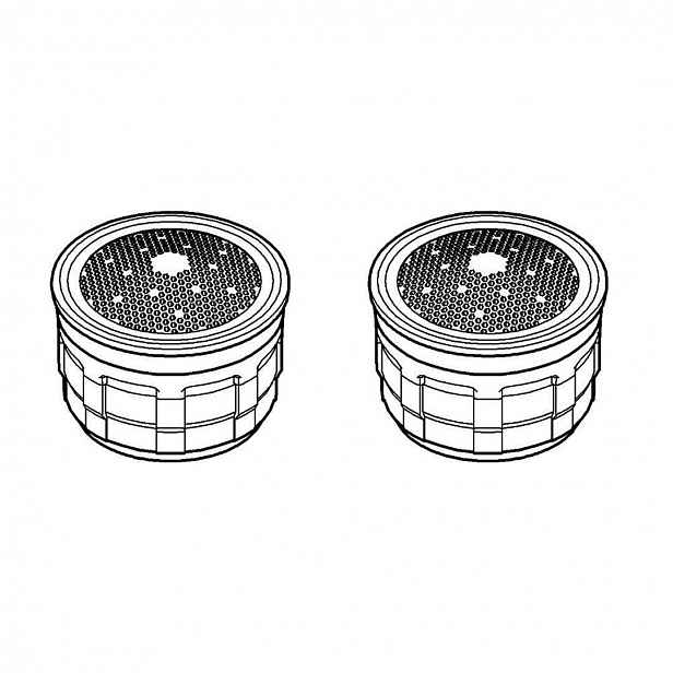 Grohe - Set perlátorů, chrom 40527000