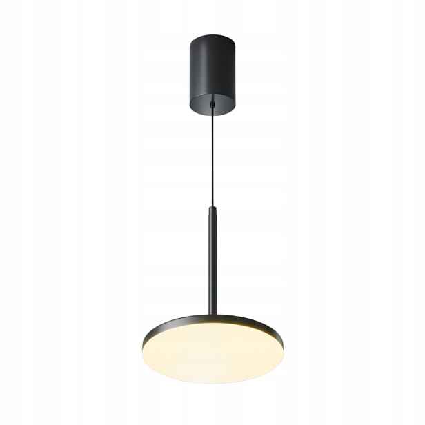 Maytoni Led závěsná lampa Plato černá Ø18.5 cm 12 W IP20 nastavitelná