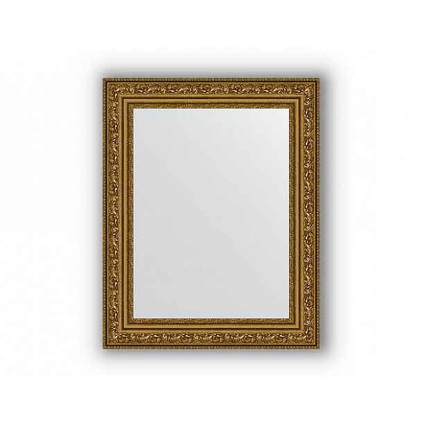 Zrcadlo v rámu, patinovaný zlatý ornament BY 3007 40x50 cm