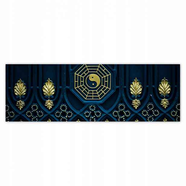 Plakáty 200x66 Abstrakce Zlatá harmonie