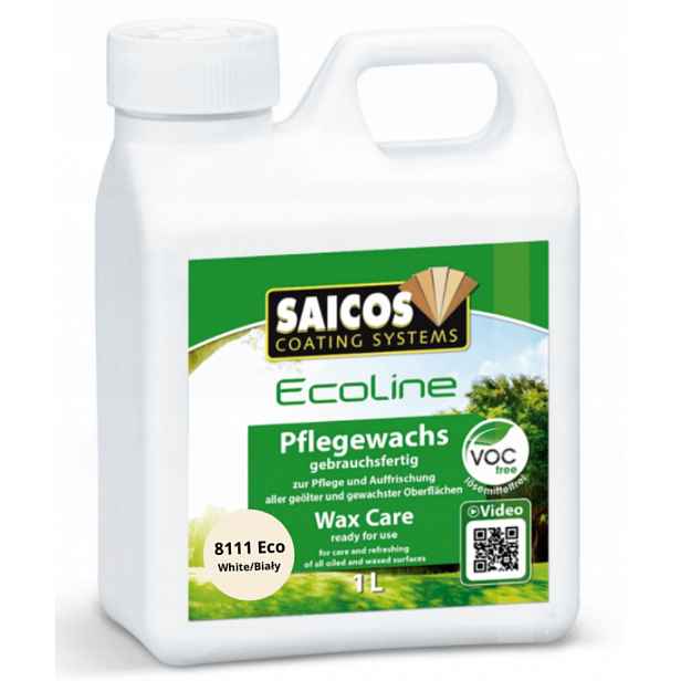 Saicos Ecoline Wax Care Bílý na podlahy 8111 1L