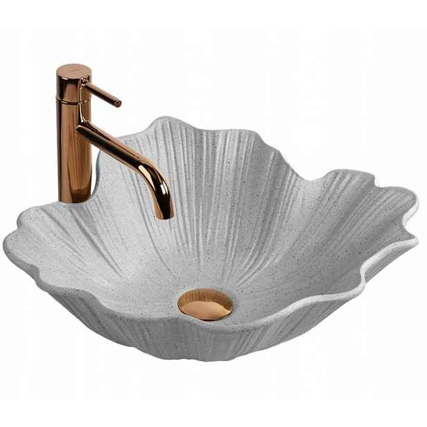 Umyvadlo Flower Grey Na Desku
