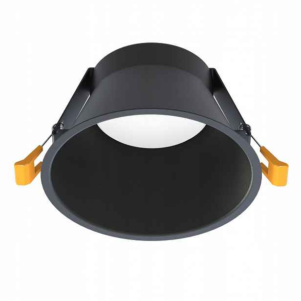 Černá zapuštěná lampa Uno do obývacího pokoje kuchyně, moderní Nowodvorski