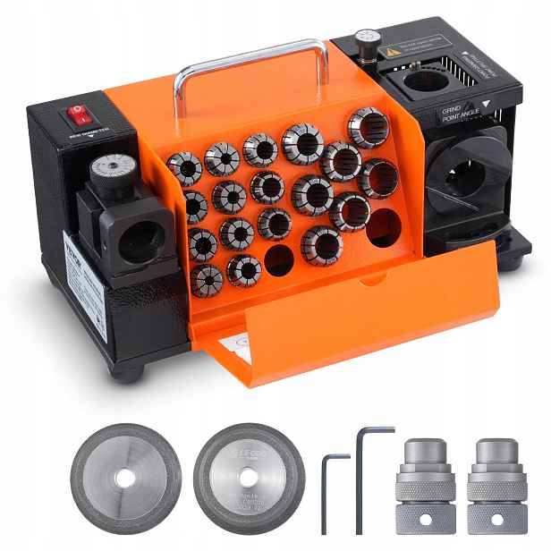 Bruska brousek pro frézy 3-20 mm vrtáky 18 držáků MR-20G