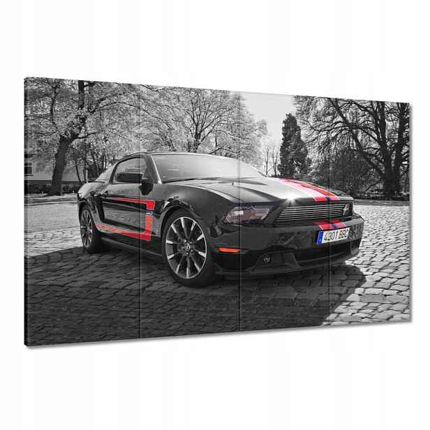 Obrazy 120x80 Černý Ford Mustang Usa