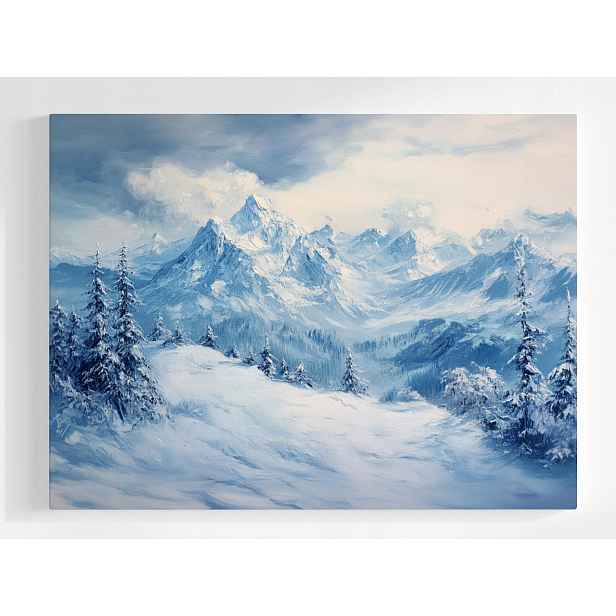 Plakát Krajina Vysoké Hory Zima Sníh 100x75