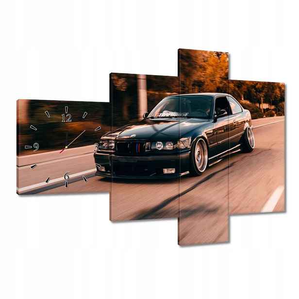 Hodiny 100x70 Bmw Auta Beemki