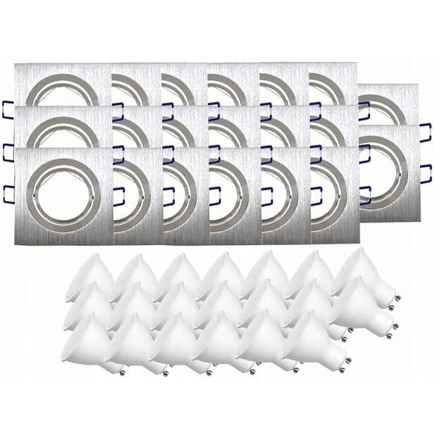 Sada stropních svítidel Halogen 20x žárovky 5W