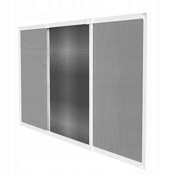 Moskytiéra výsuvná do okna 100 x 70 cm – nastavitelná až do 190 cm