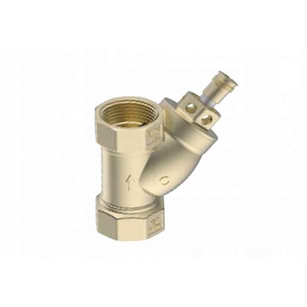 Šikmý Magnetický Filtr 1 1/4" 1 1/4 Separátor Magnet Mosaz Ibo