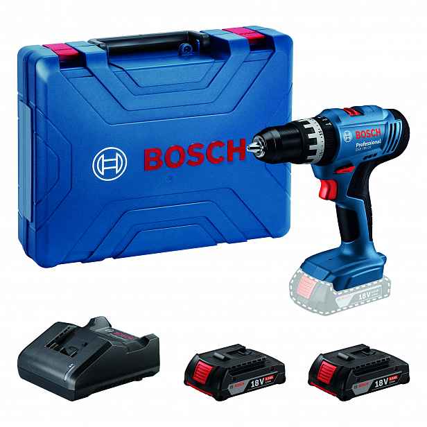 Šroubovák vrtací s příklepem AKU Bosch GSB 18V-25