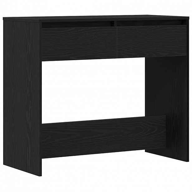 vidaXL Konzolový stůl Black Oak 89x41x76,5 cm Dřevěné konstrukce