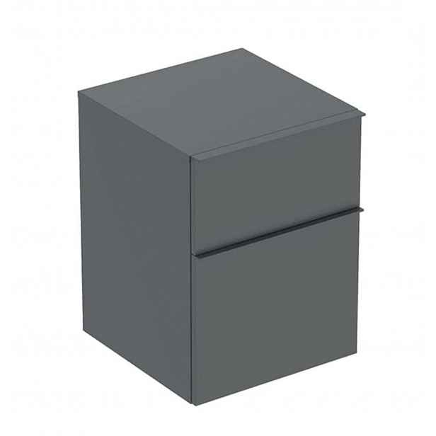 Geberit iCon - Boční skříňka 45x60x48 cm, 2 zásuvky, lávová 502.315.JK.1
