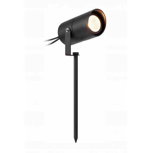 Venkovní zahradní dogruntová lampa Unite 12 Spot 3W Černá Markslojd