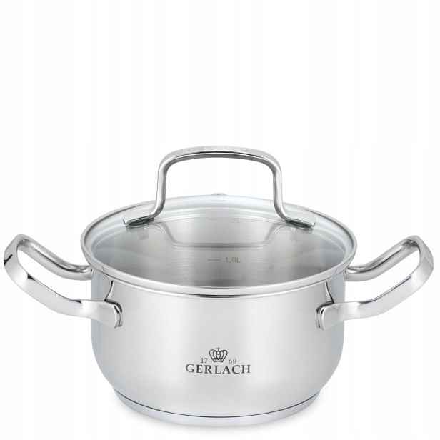 Gerlach Simple Nk 332 hrnec s poklicí 1,5 l 16 cm, indukční