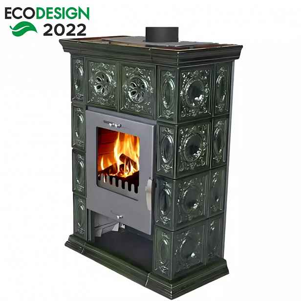 Kachlová kamna Weimar II olive-green 7 kw