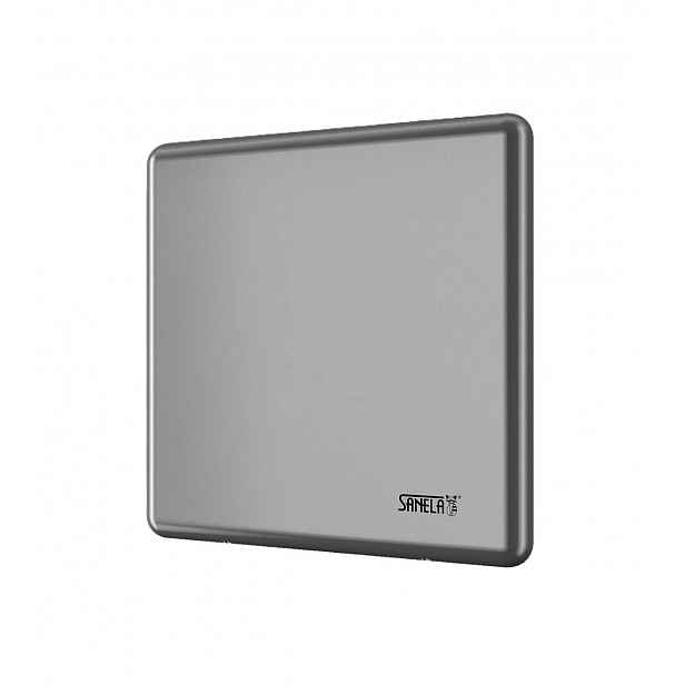 Sanela - Časový spínač splachování, 230 V AC, Bluetooth, matný nerez SLP 01ZX