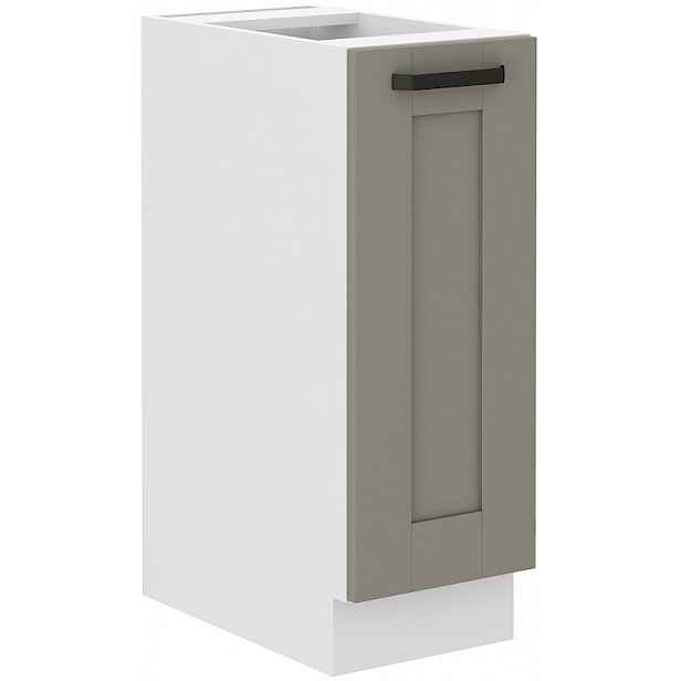 Spodní skříňka Luna 30 D CARGO BB Barva korpusu: Bílá, Barva dvířek: Clay Grey