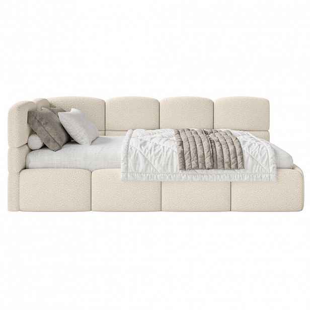 Selsey POSTEL PRO MLÁDEŽ Cloudy světle béžová 120 cm, buklé