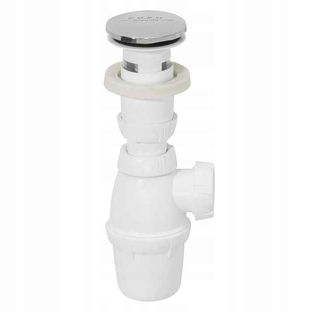 Umyvadlový Sifon Klik-Klak Quick-Clac 32 mm Chrom Wirquin SP50099