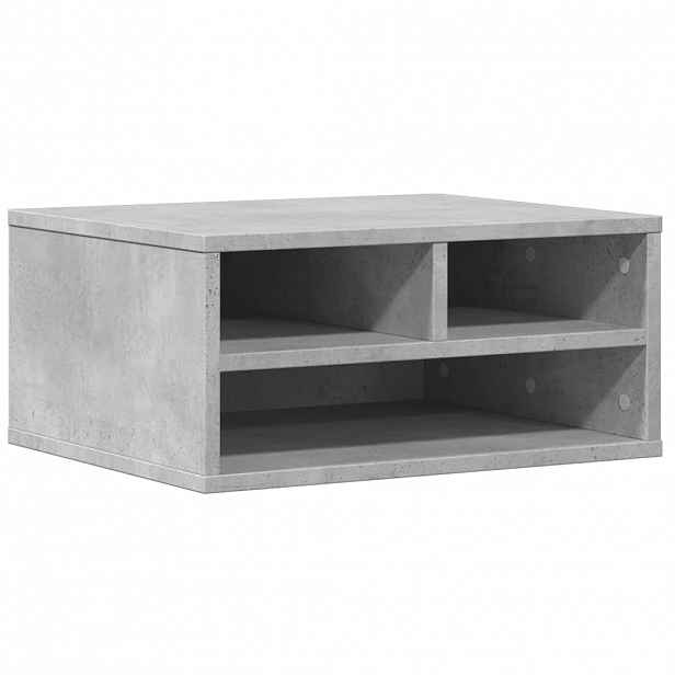 vidaXL Stojan na tiskárnu betonově šedý 49x40x22,5 cm kompozitní dřevo