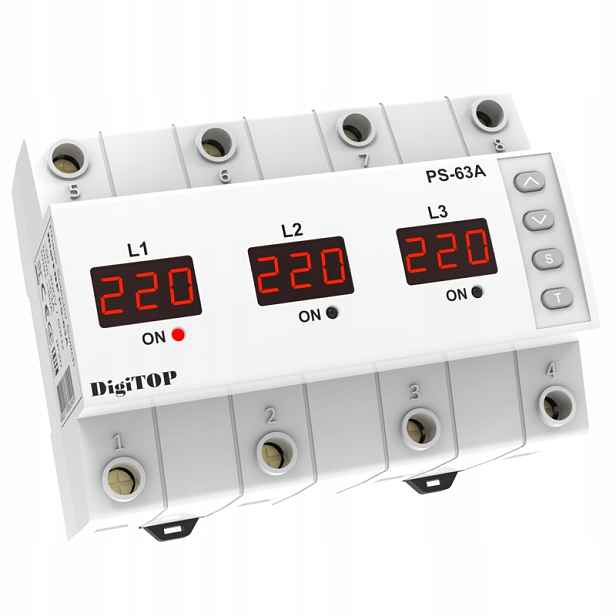 Přepínač fází DigiTop 63 A 230 V IP20