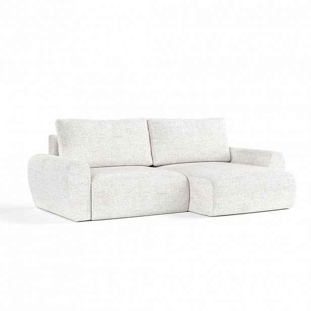 AltaBeds ROHOVÁ SEDAČKA OMARI, textil, Krémová