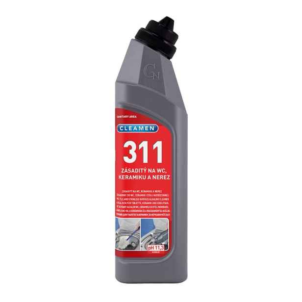 Cleamen 311 zásaditý WC 750ml, keramiku a nerez